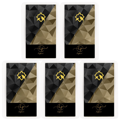 طلا گرمی 18 عیار قیراط98 مدل مرغ آمین کد kc010-p5 بسته 5 عددی