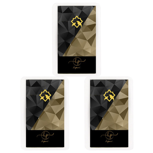 طلا گرمی 18 عیار قیراط98 مدل مرغ آمین کد kc010-p3 بسته 3 عددی