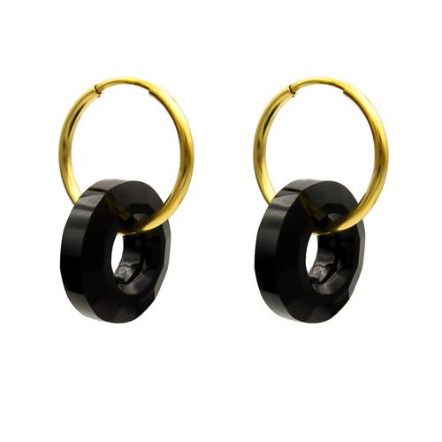 گوشواره طلا 18 عیار زنانه قیراط98 مدل KE024