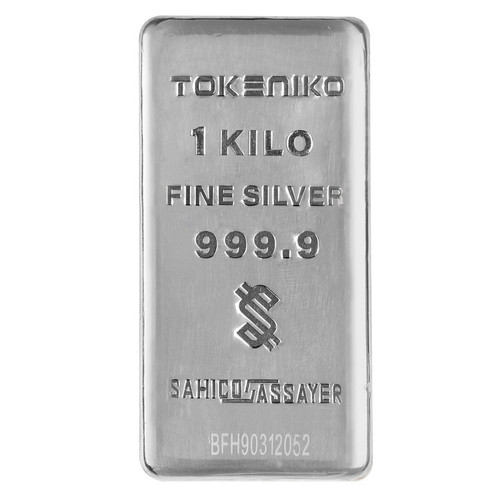 شمش نقره 1 کیلویی عیار 999.9 توکنیکو (TOKENIKO) ایرانی